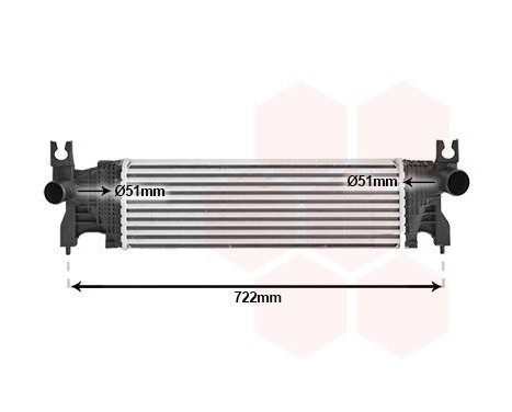 Intercooler, charge air cooler 52014705 International Radiators