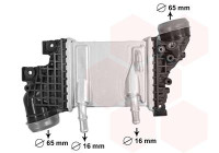 Intercooler, charge air cooler 58014713 International Radiators