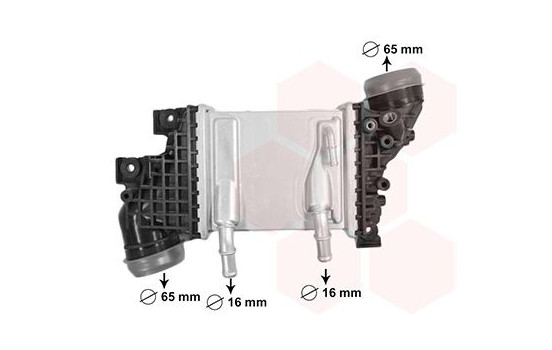 Intercooler, charge air cooler 58014713 International Radiators