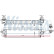 Intercooler, charge air cooler 961265 Nissens