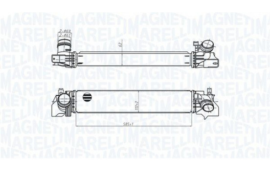 Intercooler, charge air cooler