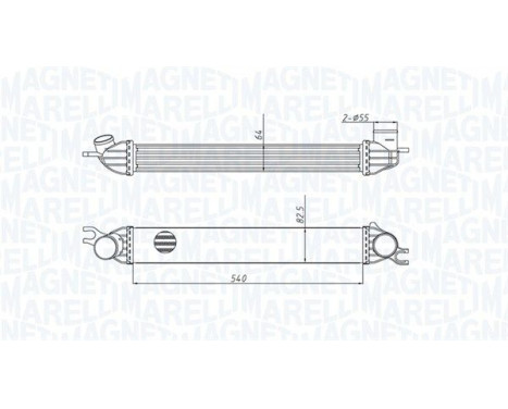 Intercooler, charge air cooler
