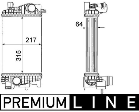 Intercooler, charge air cooler