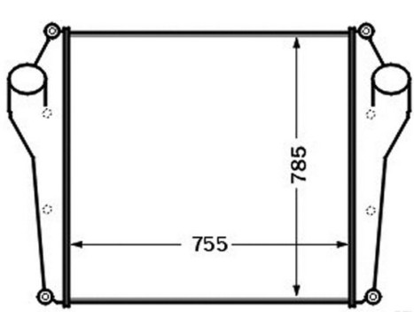 Intercooler, charge air cooler