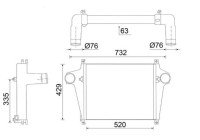 Intercooler, charge air cooler