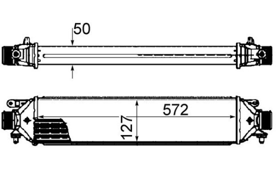 Intercooler, charge air cooler
