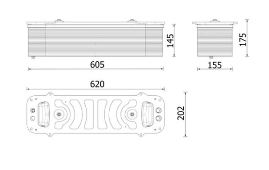 Intercooler, charge air cooler