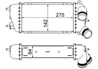 Intercooler, charge air cooler