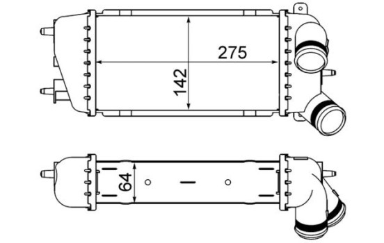 Intercooler, charge air cooler