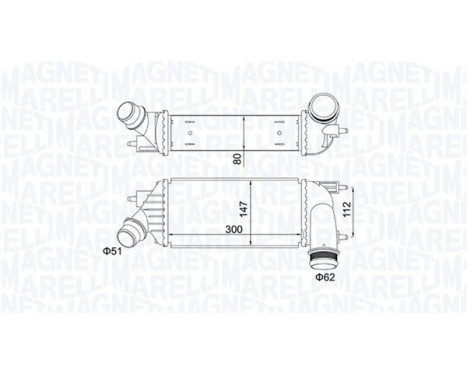 Intercooler, charge air cooler