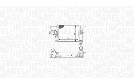 Intercooler, charge air cooler