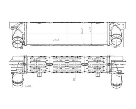 Intercooler, charge air cooler