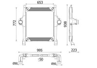 Intercooler, charge air cooler