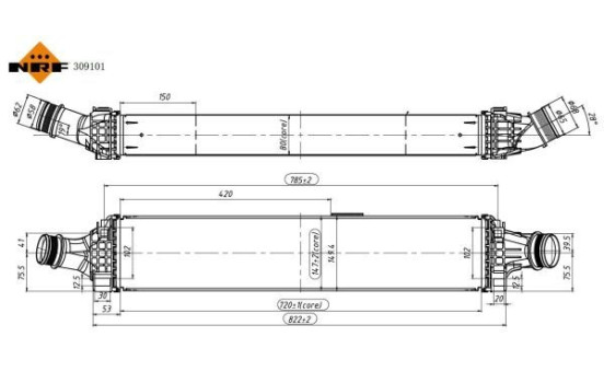 Intercooler, charge air cooler, Image 3