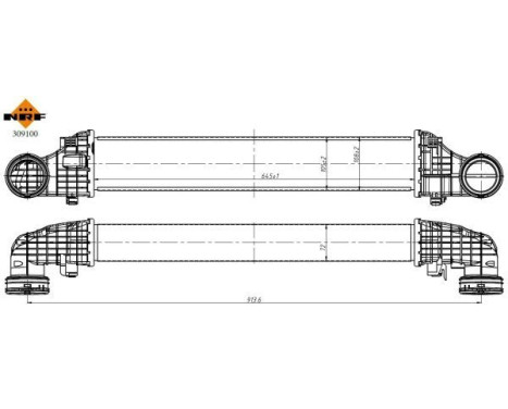 Intercooler, charge air cooler
