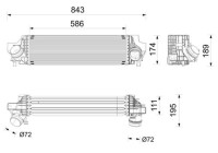 Intercooler, charge air cooler