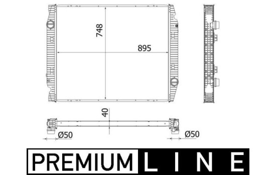 Intercooler, charge air cooler