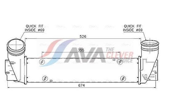 Intercooler, charge air cooler