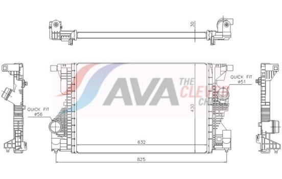 Intercooler, charge air cooler