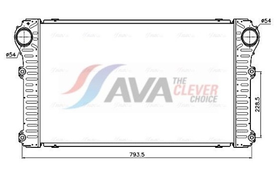 Intercooler, charge air cooler