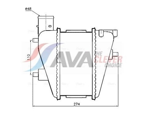 Intercooler, charge air cooler