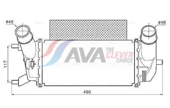 Intercooler, charge air cooler