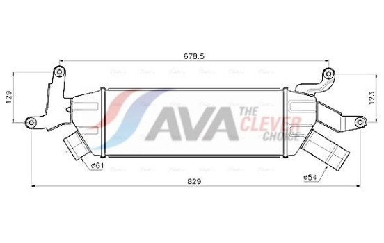 Intercooler, charge air cooler