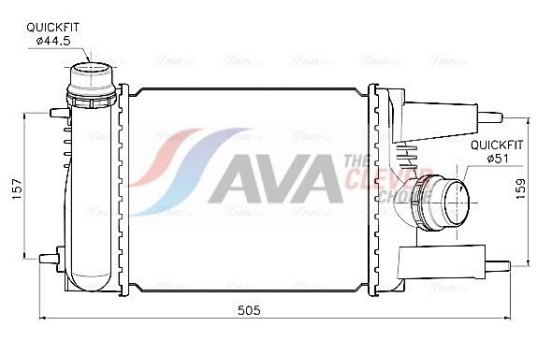 Intercooler, charge air cooler