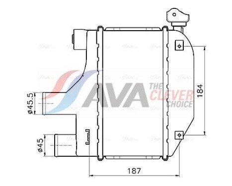Intercooler, charge air cooler