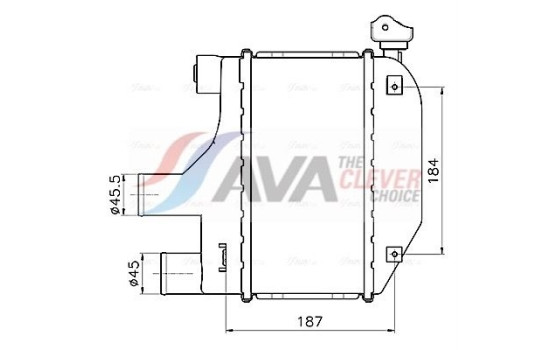 Intercooler, charge air cooler