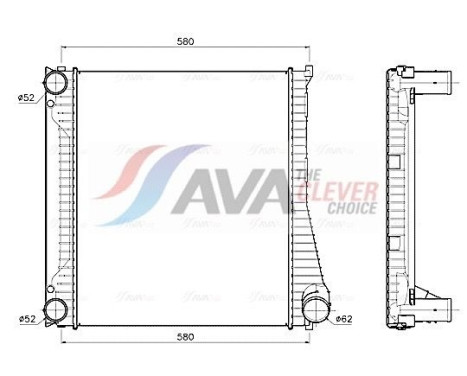 Intercooler, charge air cooler