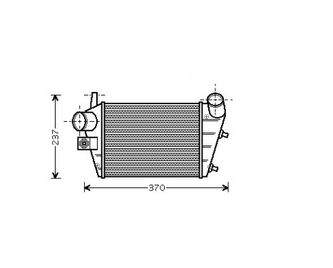 Intercooler, charger 01004085 International Radiators, Image 2