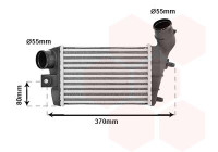 Intercooler, charger 01004086 International Radiators