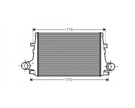 Intercooler, charger 01004096 International Radiators, Image 2