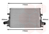 Intercooler, charger 01004096 International Radiators