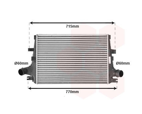 Intercooler, charger 01004096 International Radiators