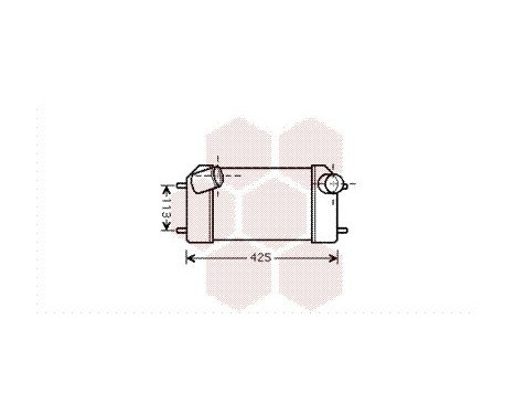 Intercooler, charger 02004181 International Radiators, Image 2