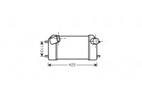 Intercooler, charger 02004181 International Radiators