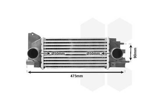 Intercooler, charger 02004231 International Radiators