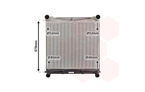 Intercooler, charger 02014705 International Radiators