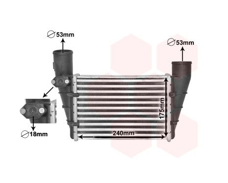 Intercooler, charger 03004112 International Radiators