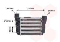 Intercooler, charger 03004186 International Radiators