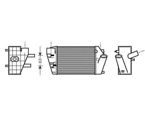 Intercooler, charger 03004187 International Radiators, Image 2