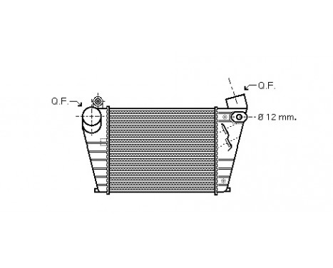 Intercooler, charger 03004200 International Radiators Plus, Image 2