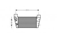 Intercooler, charger 03004248 International Radiators