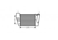 Intercooler, charger 03004251 International Radiators