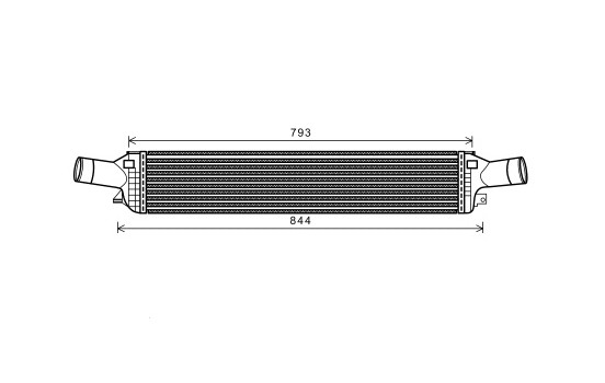 Intercooler, charger 03004319 International Radiators, Image 2