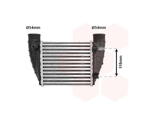 Intercooler, charger 03004345 International Radiators