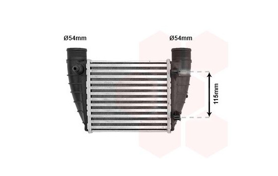 Intercooler, charger 03004345 International Radiators