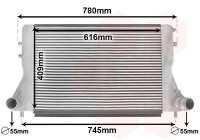 Intercooler, charger 03004386 International Radiators